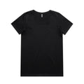 BLACK Wo's Maple Scoop Tee | 4019