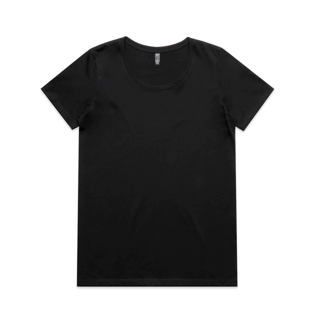 BLACK Wo's Maple Scoop Tee | 4019