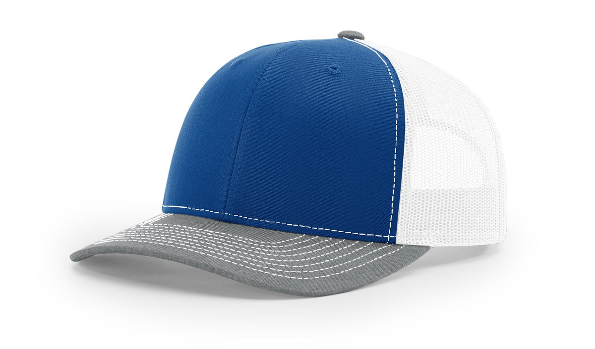 Royal/White/Heather Grey Trucker