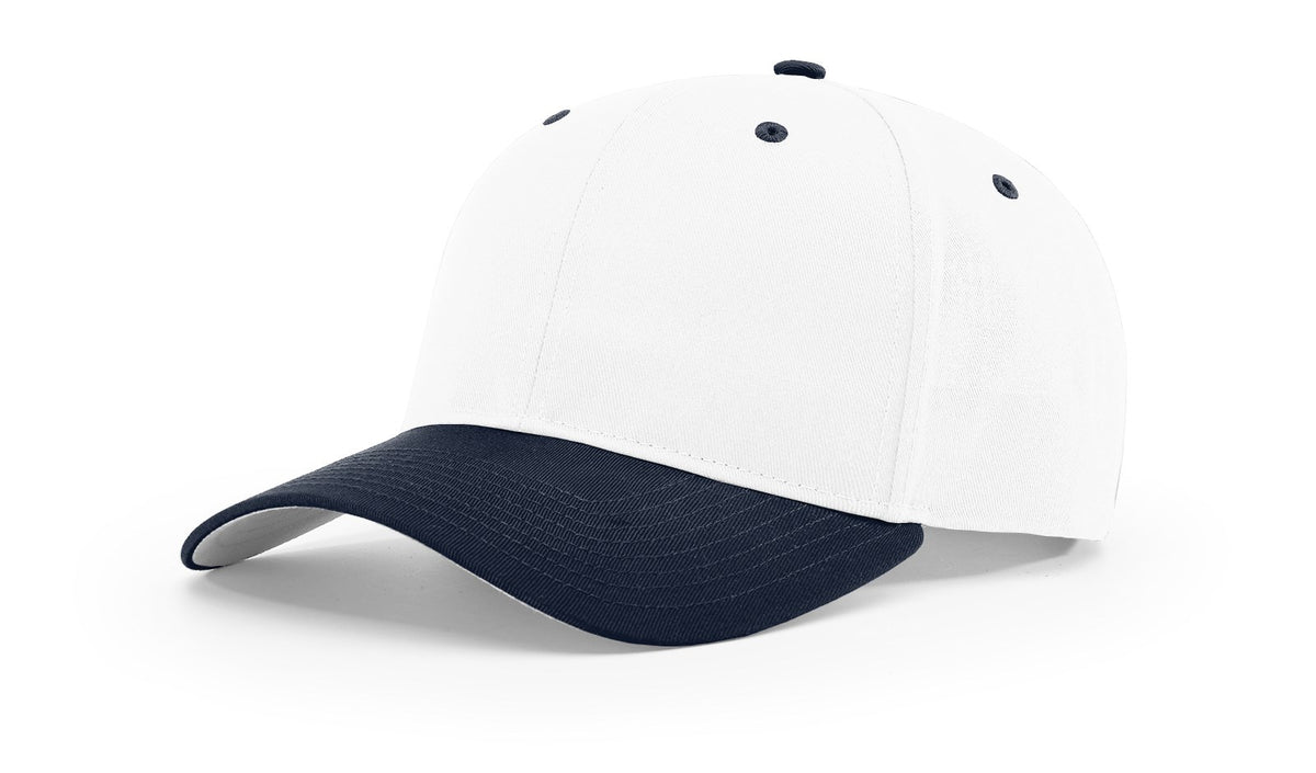 White/Navy Pro Twill Snapback