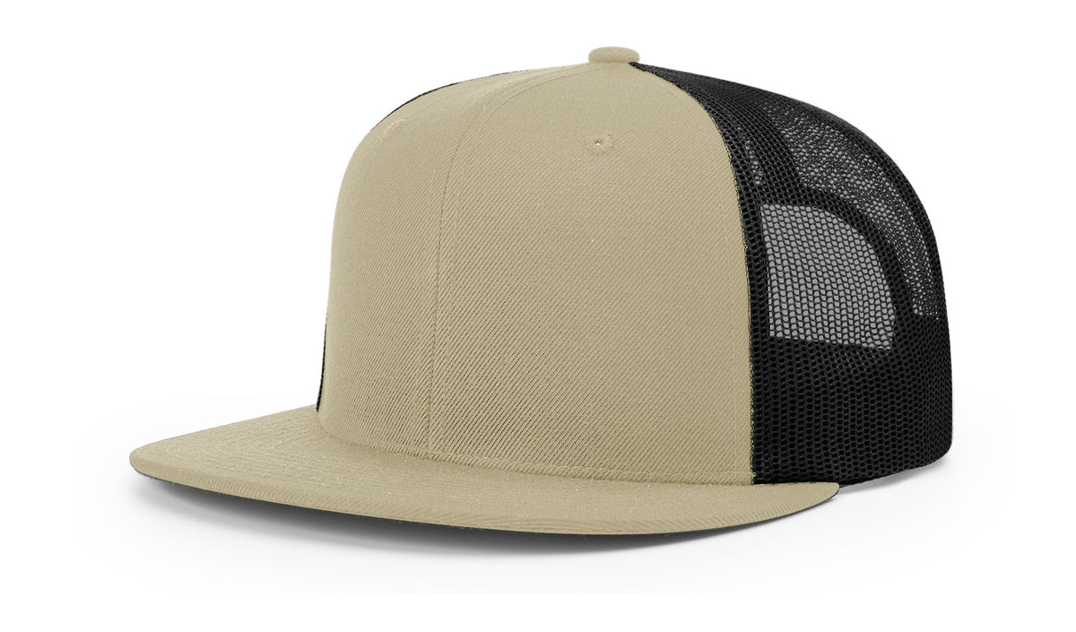 Khaki/Black ACRYLIC-WOOL BLEND TRUCKER