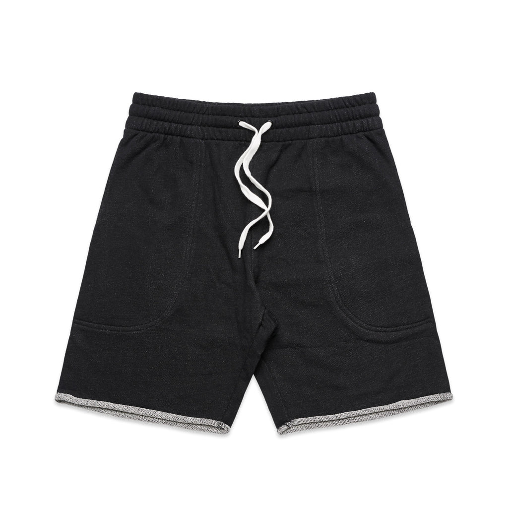BLACK HEATHER Track Shorts 19" | 5905