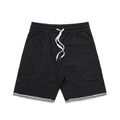 BLACK HEATHER Track Shorts 19" | 5905