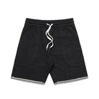 BLACK HEATHER Track Shorts 19" | 5905