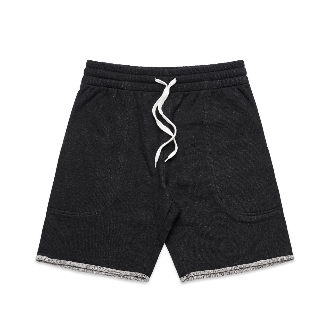 BLACK HEATHER Track Shorts 19" | 5905
