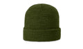 Avocado Waffle Knit Beanie with Cuff