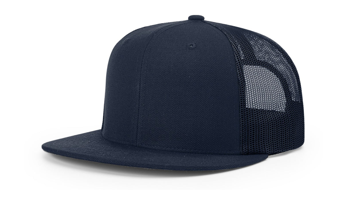 Navy ACRYLIC-WOOL BLEND TRUCKER