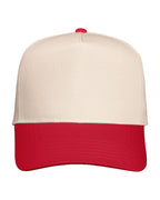 Five-Panel Twill Cap - 8869  grouped