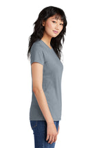 FlntBluHtr District Women's Perfect Tri Tee. DM130L