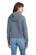 FlntBluHtr District Women's V.I.T. Fleece Full-Zip Hoodie DT6103