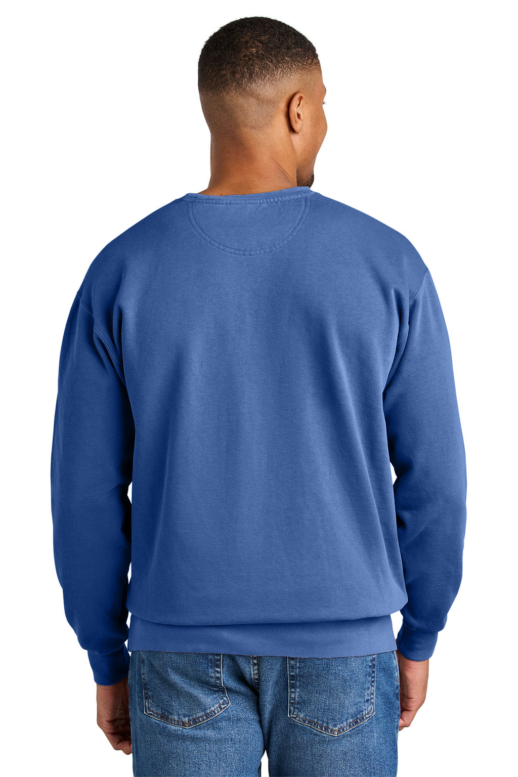 Flo Blue COMFORT COLORS Ring Spun Crewneck Sweatshirt. 1566