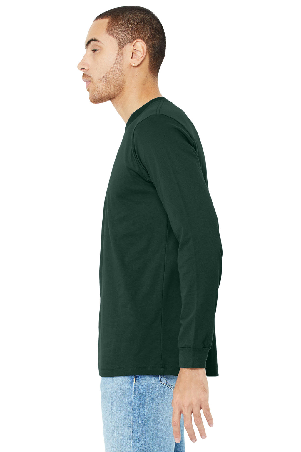 FOREST BELLA+CANVAS Unisex Jersey Long Sleeve Tee. BC3501