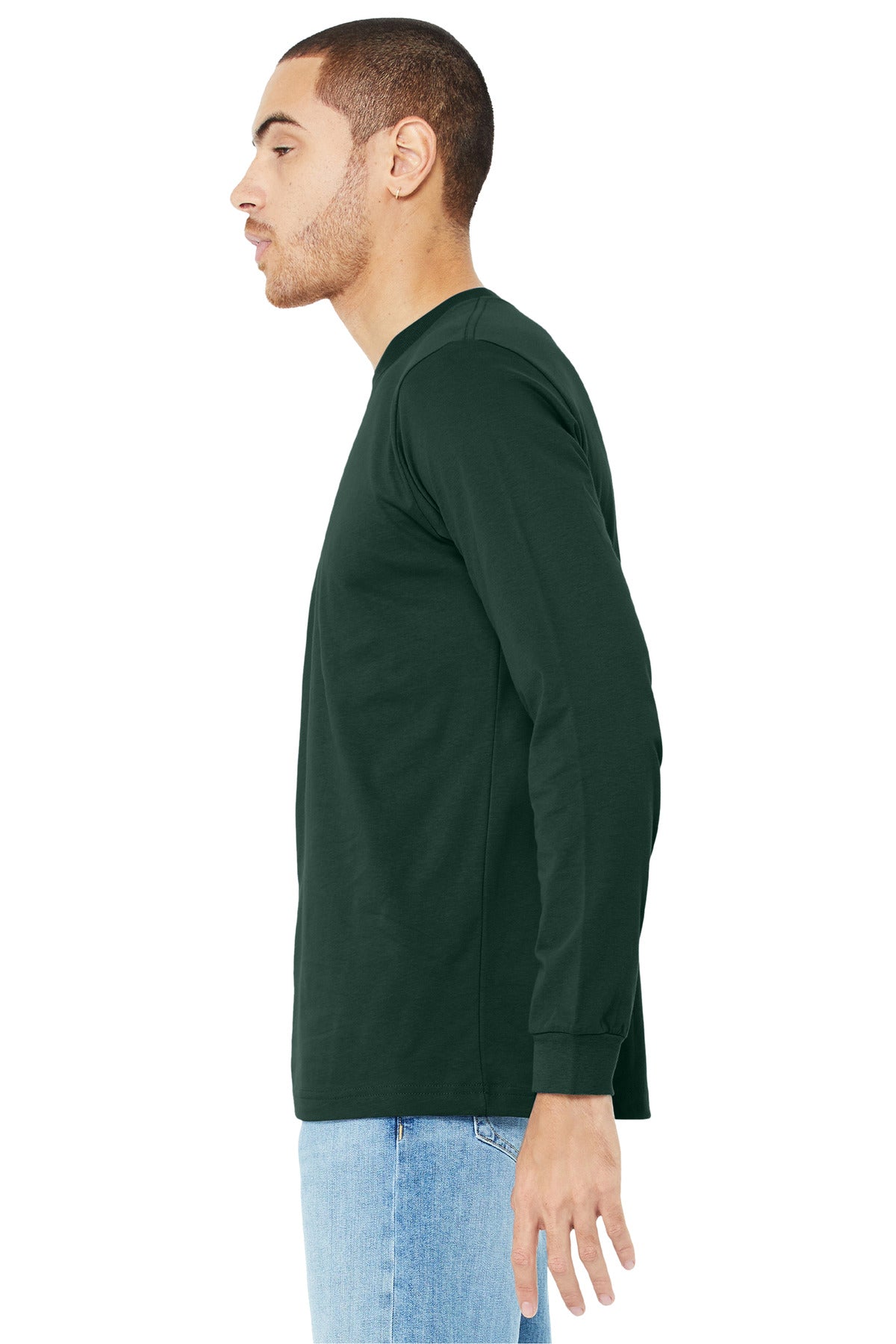 FOREST BELLA+CANVAS Unisex Jersey Long Sleeve Tee. BC3501