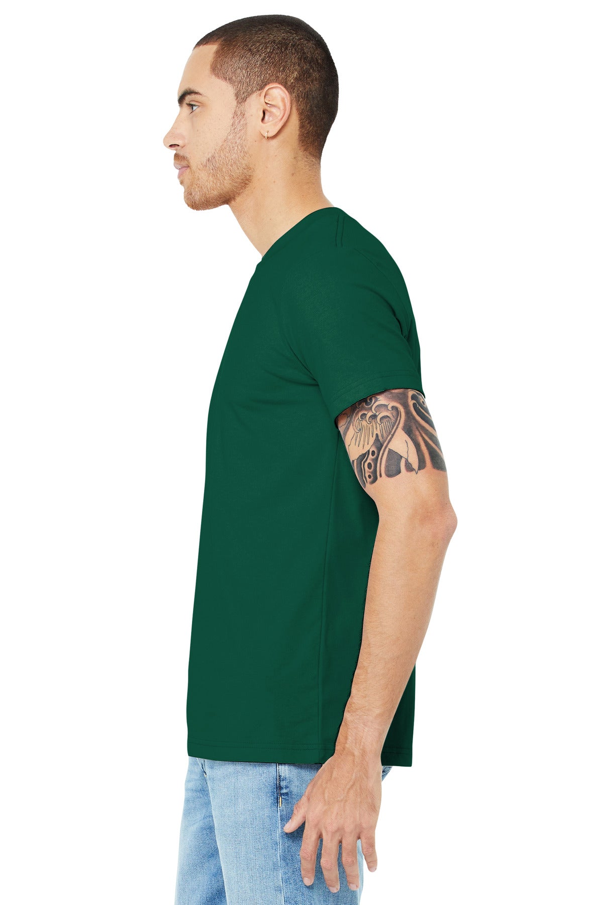 Forest BELLA+CANVAS Unisex Jersey Short Sleeve Tee. BC3001