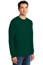 Forest Green Gildan - Ultra Cotton 100% US Cotton Long Sleeve T-Shirt. G2400