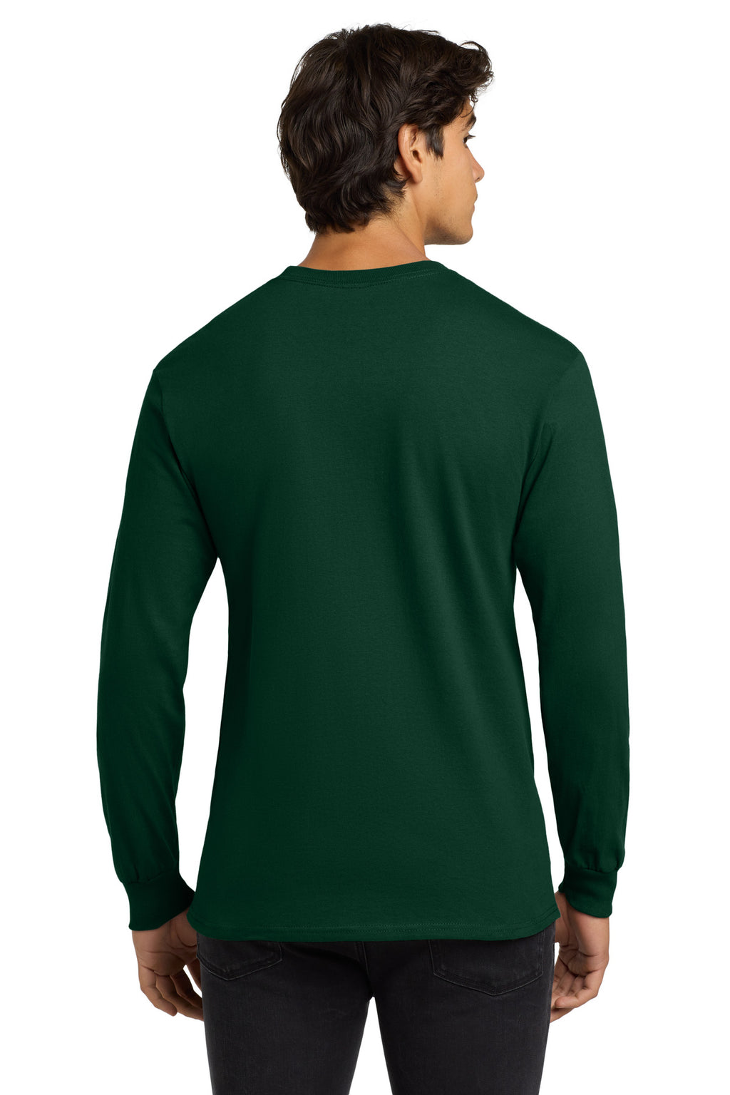 Forest Green Gildan - Ultra Cotton 100% US Cotton Long Sleeve T-Shirt. G2400