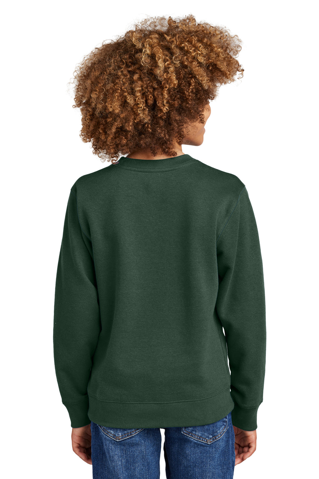 ForestGrn District Youth V.I.T. Fleece Crew DT6104Y