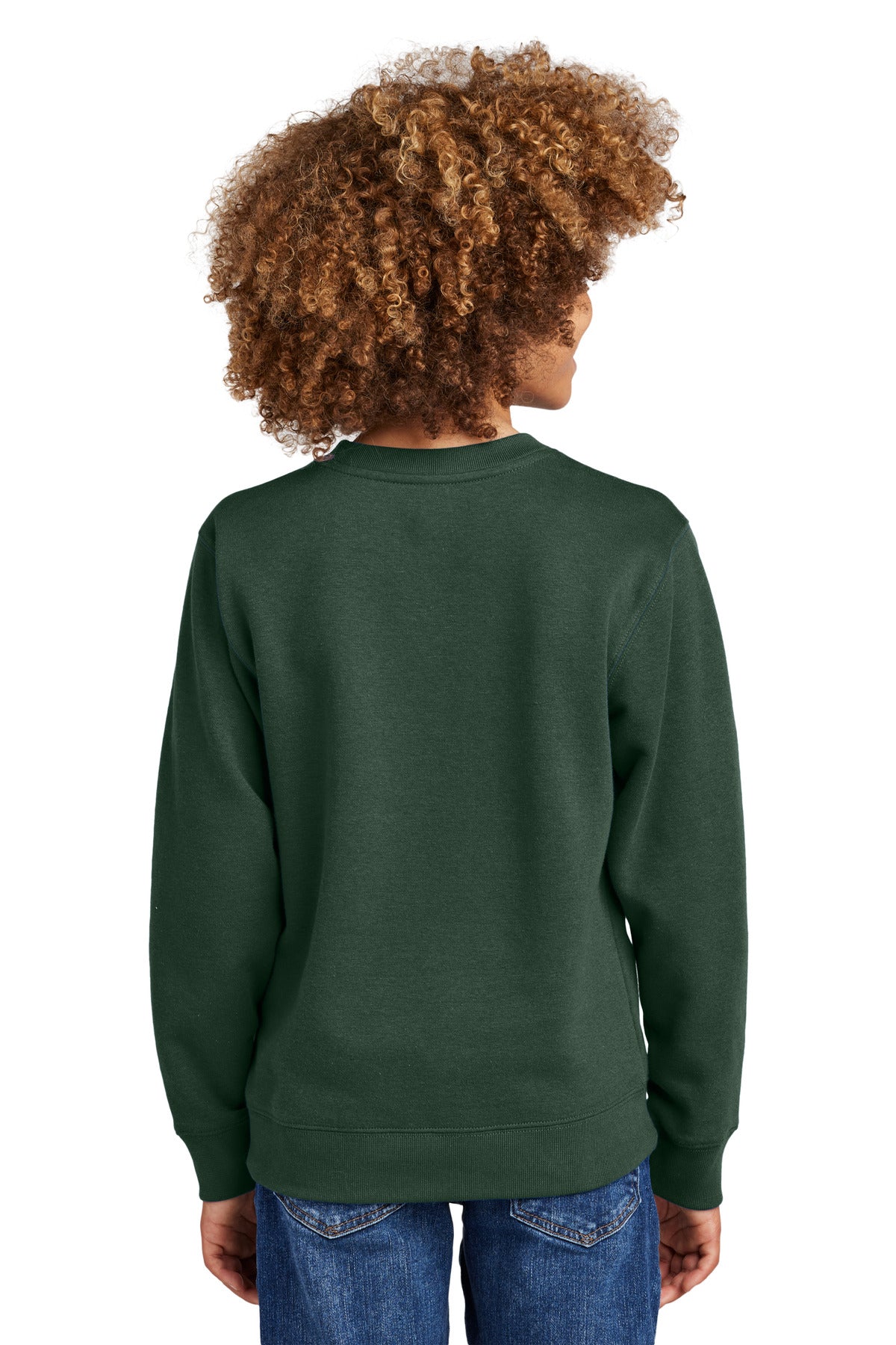 ForestGrn District Youth V.I.T. Fleece Crew DT6104Y