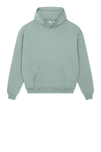 Front View of Aloe Stanley/Stella Unisex Cooper Dry Hooded Sweatshirt SXU028