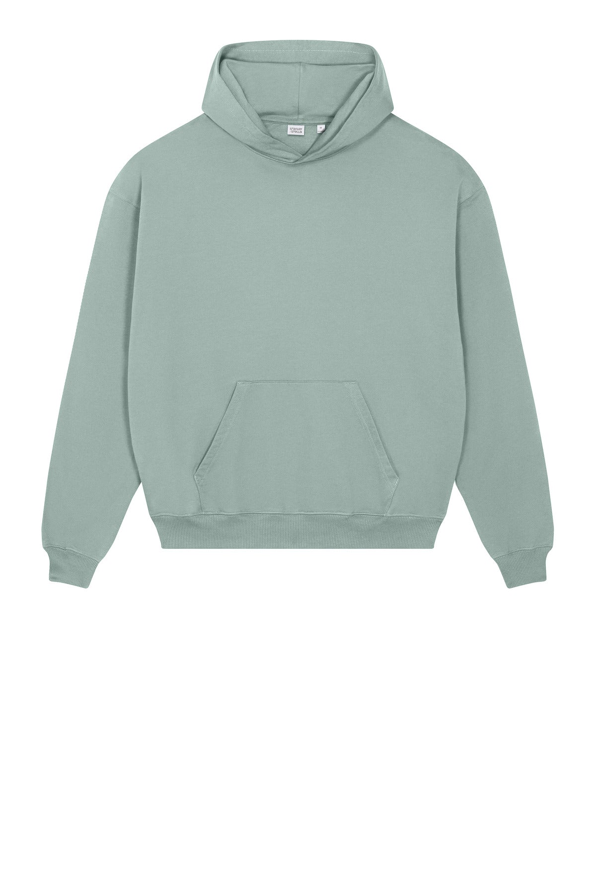 Front View of Aloe Stanley/Stella Unisex Cooper Dry Hooded Sweatshirt SXU028