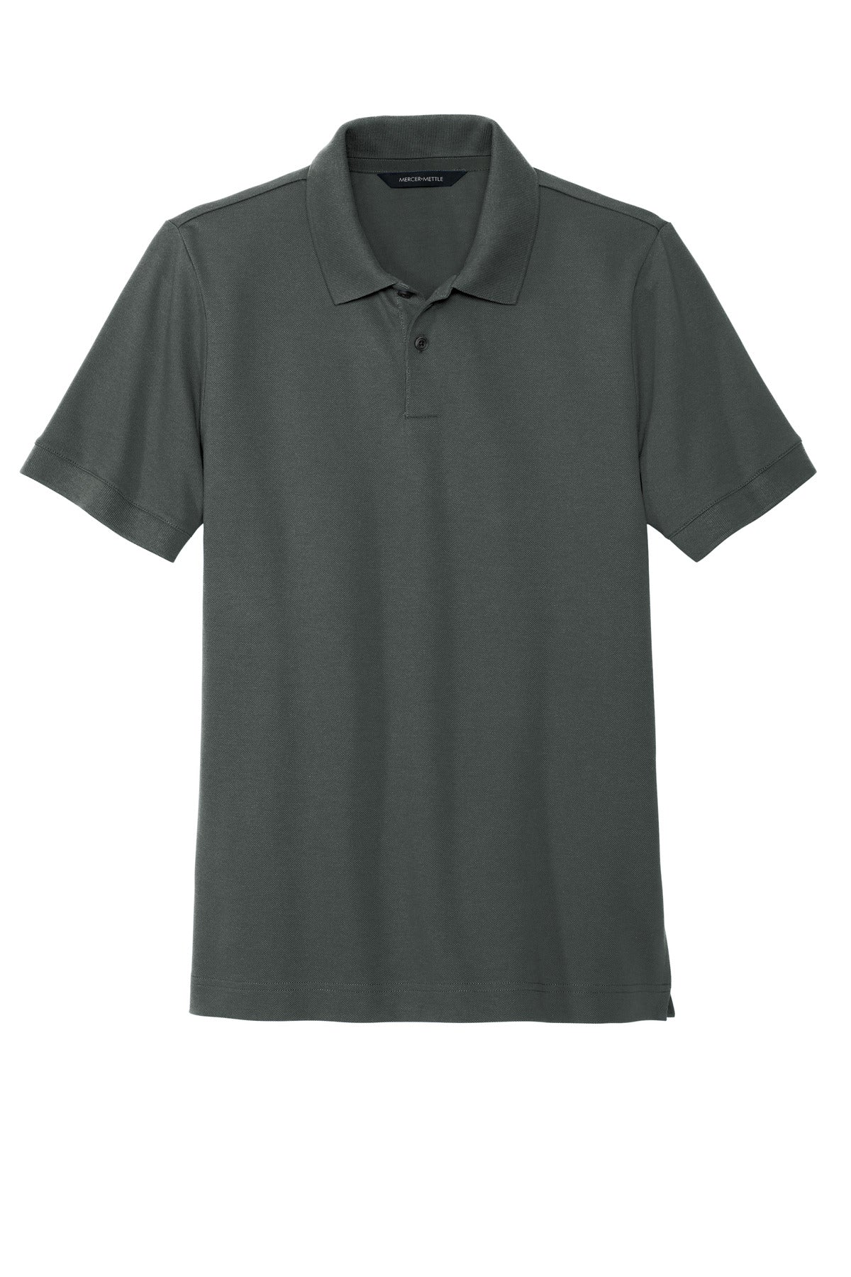 Front View of AnchorGrey Mercer+Mettle Stretch Heavyweight Pique Polo MM1000