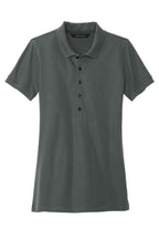 Front View of AnchorGrey Mercer+Mettle Women's Stretch Heavyweight Pique Polo MM1001