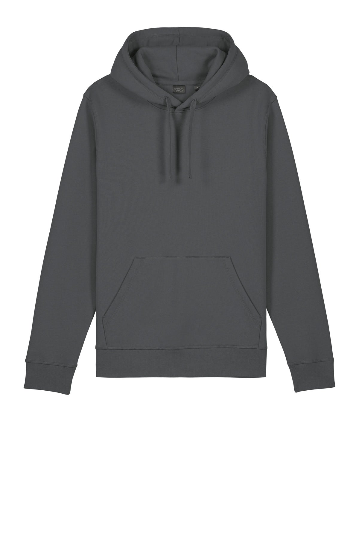 Front View of Anthracite Stanley/Stella Unisex Drummer 2.0 Hooded Sweatshirt SXU009
