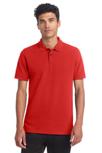 Front View of AppleRed Mercer+Mettle Stretch Heavyweight Pique Polo MM1000