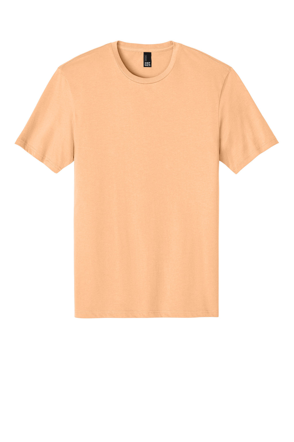 Front View of Apricot District Perfect Weight Tee. DT104