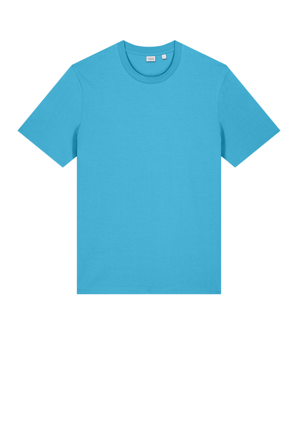 Front View of AquaBlue Stanley/Stella Unisex Creator 2.0 Tee SXU001