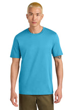 Front View of AquaBlue Stanley/Stella Unisex Creator 2.0 Tee SXU001