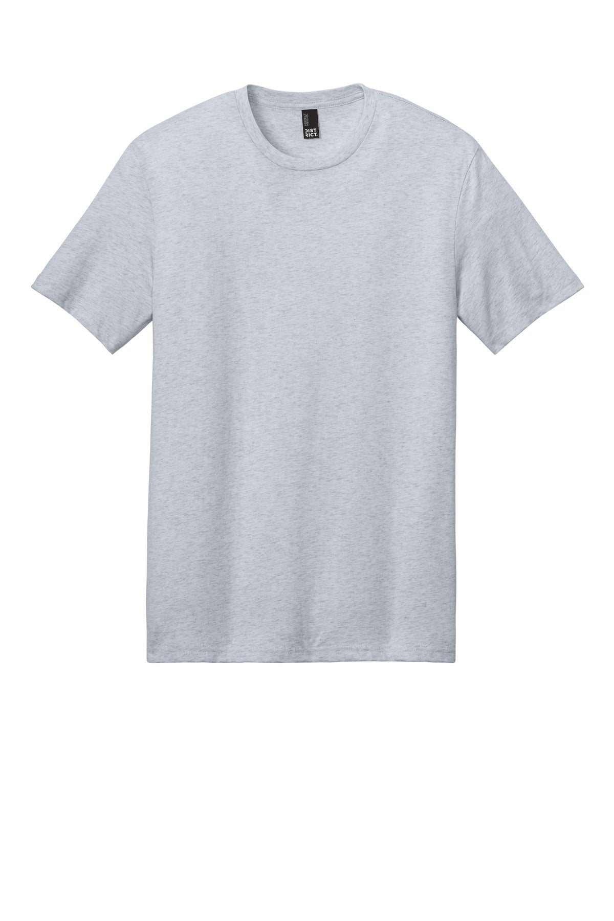 Front View of Ash District Perfect Weight Tee. DT104