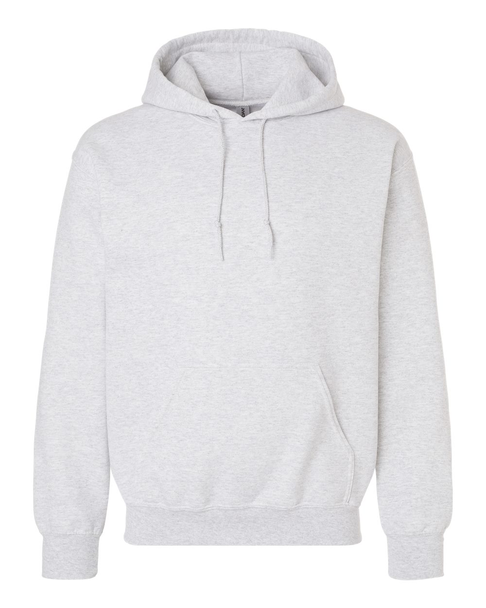 Front View of Ash DryBlend® Hooded Sweatshirt - 12500