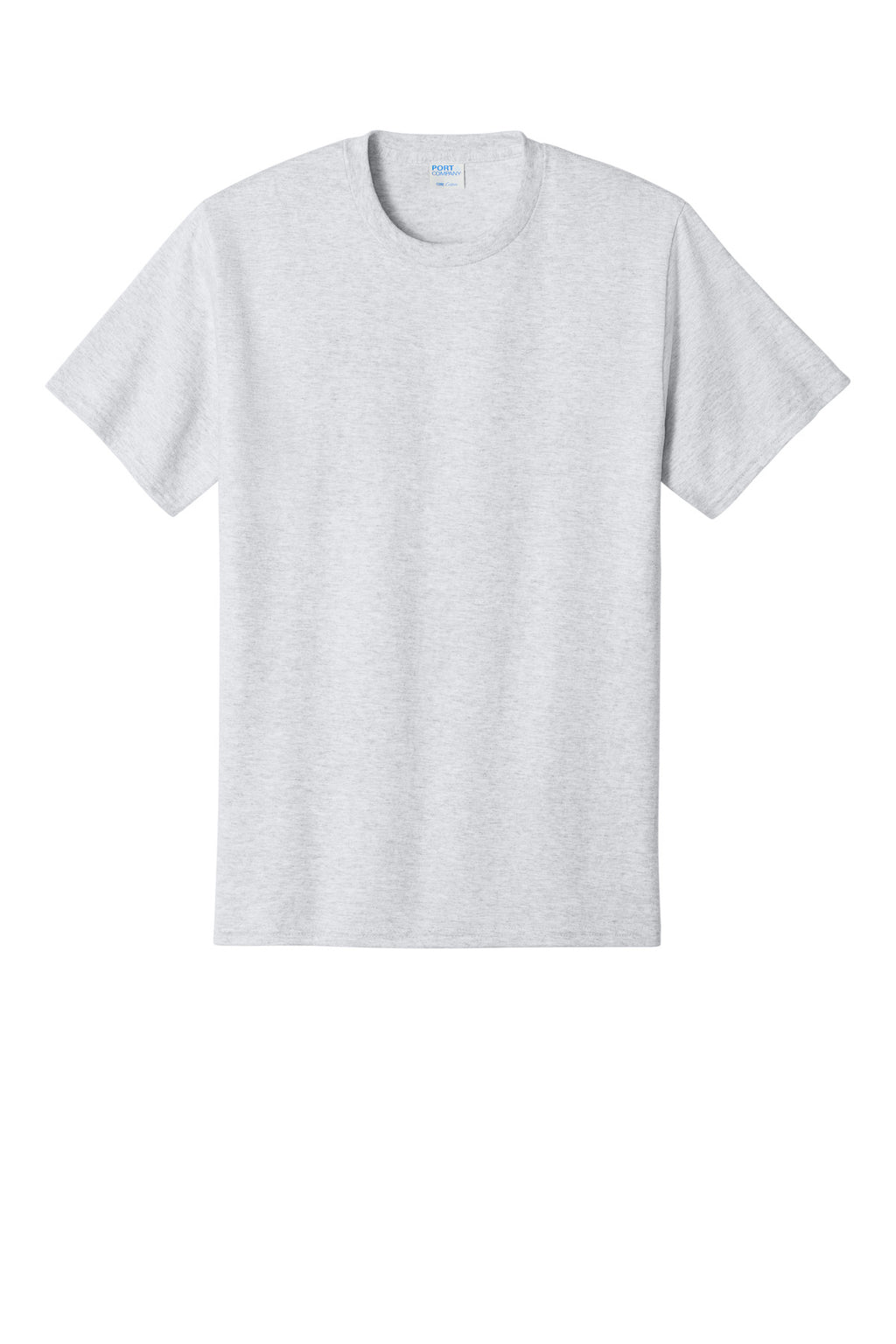 Front View of Ash Port & Co Core Cotton Tee. PC54