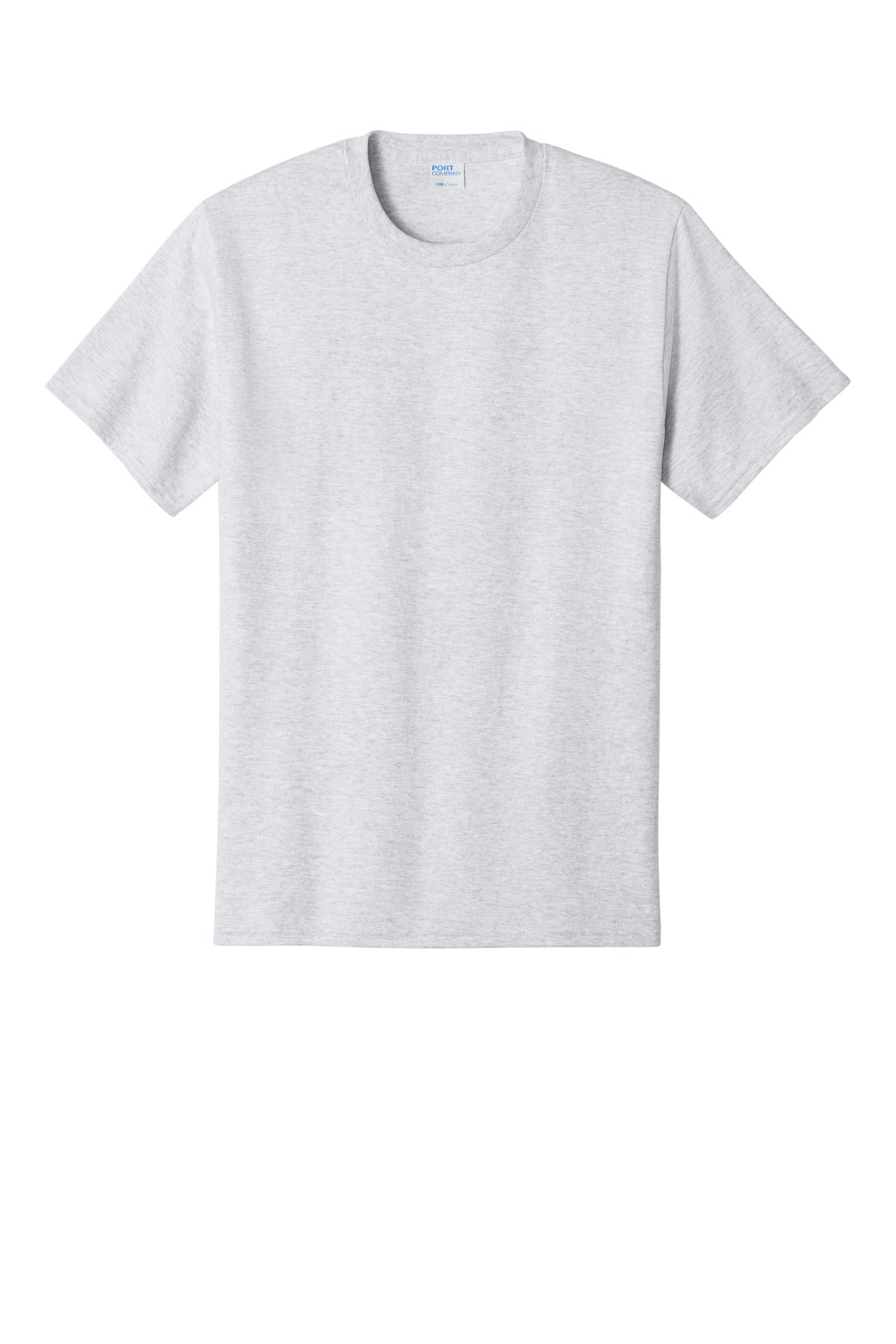 Front View of Ash Port & Co Core Cotton Tee. PC54