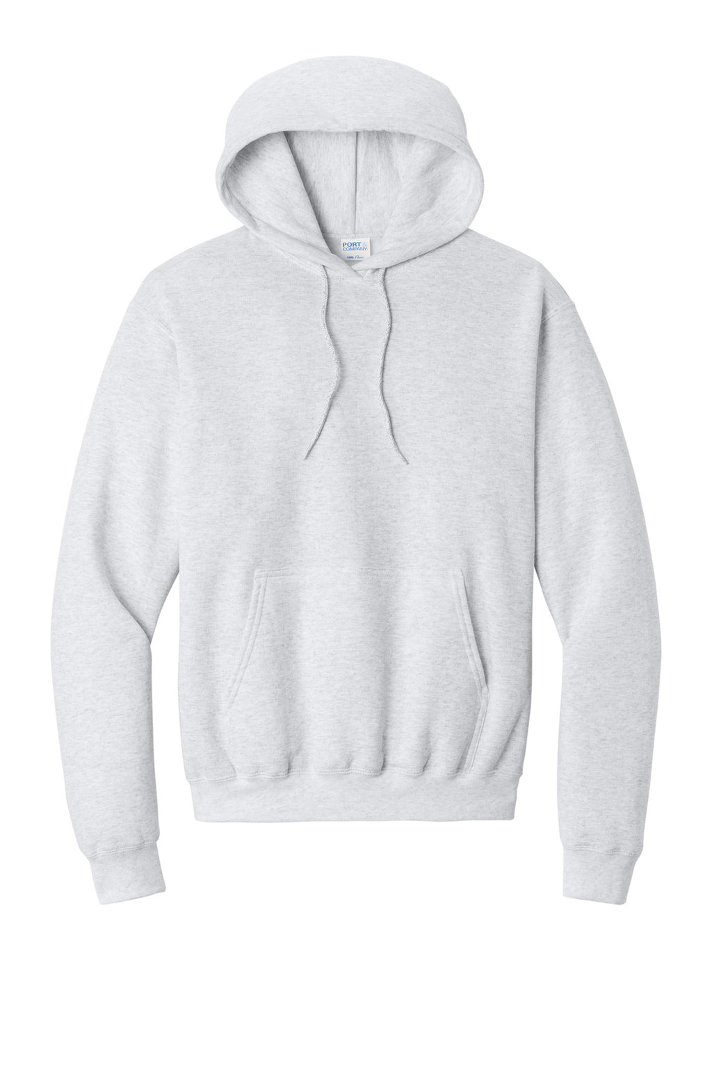 Front View of Ash Port & Co Core Fleece Pullover Hooded Sweatshirt. PC78H