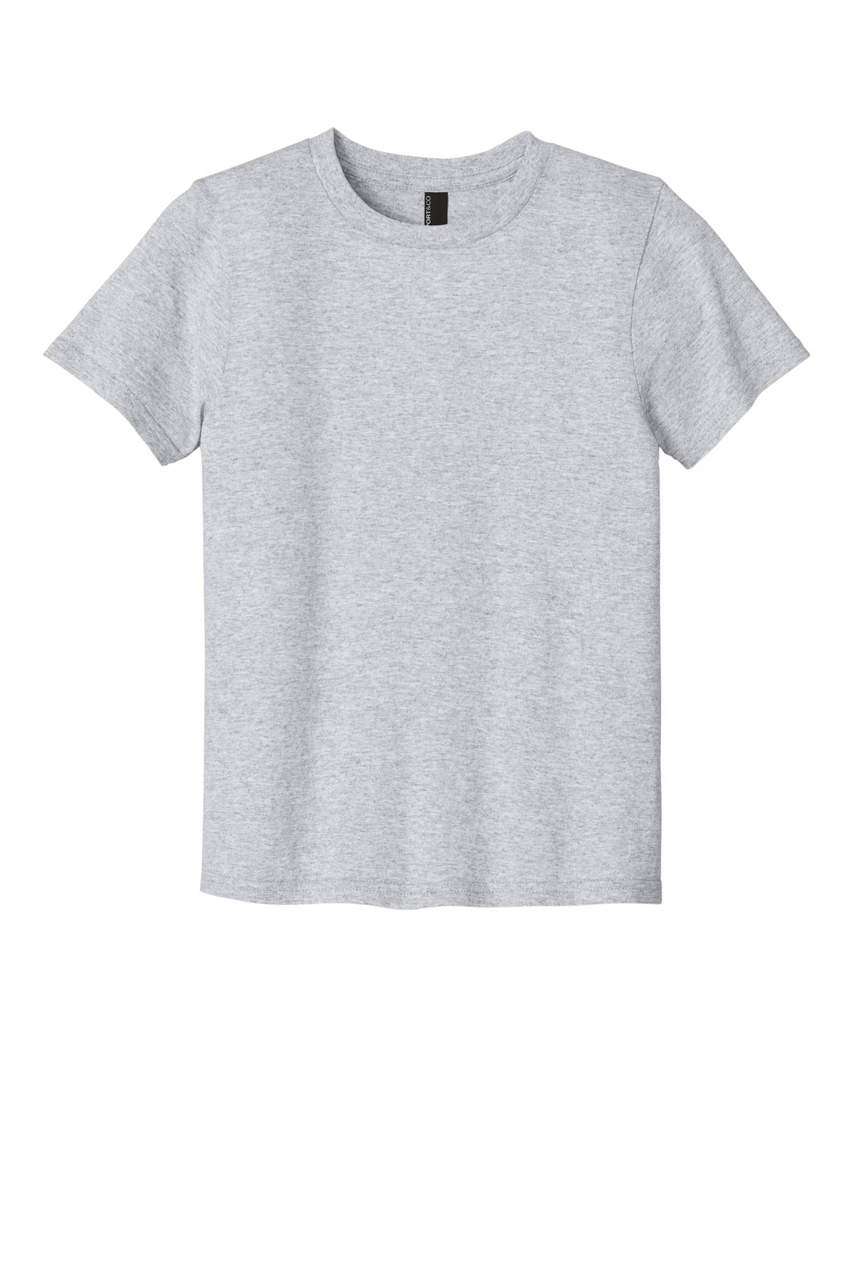 Front View of Ash Port & Co Youth Easy Cotton Tee PC43Y