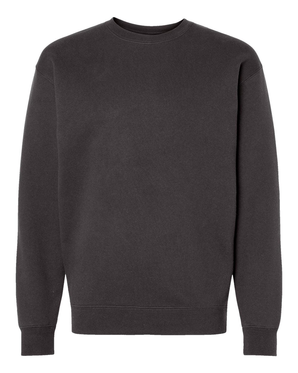 Front View of Asphalt Heavyweight Crewneck Sweatshirt - IND3000