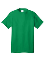 Front View of AthKlly Port & Co Core Cotton Tee. PC54