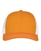 Front View of Athletic Gold/ White Everyday Trucker Cap - GB452E
