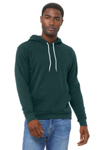 Front View of Atlantic BELLA+CANVAS Unisex Sponge Fleece Pullover Hoodie. BC3719