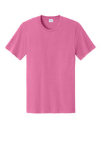 Front View of AwrnsPink Port & Co Easy Cotton Tee PC43