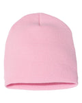 Front View of Baby Pink 8 1/2" Beanie - 1500KC