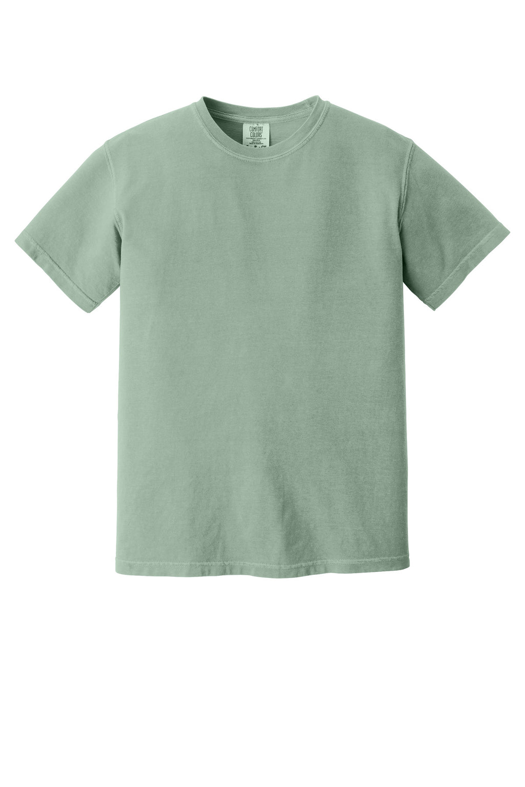 Front View of Bay COMFORT COLORS Heavyweight Ring Spun Tee. 1717