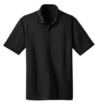 Front View of Black CornerStone - Select Snag-Proof Polo. CS412