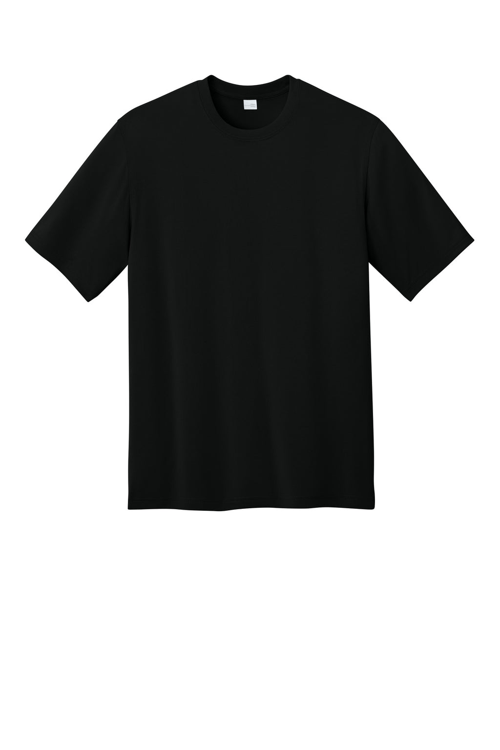 Front View of Black CornerStone Workwear Pro Short Sleeve Tee CS440