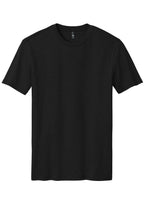 Front View of Black District Perfect Blend CVC Tee. DM108