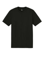 Front View of Black District Perfect Tri Tee. DM130