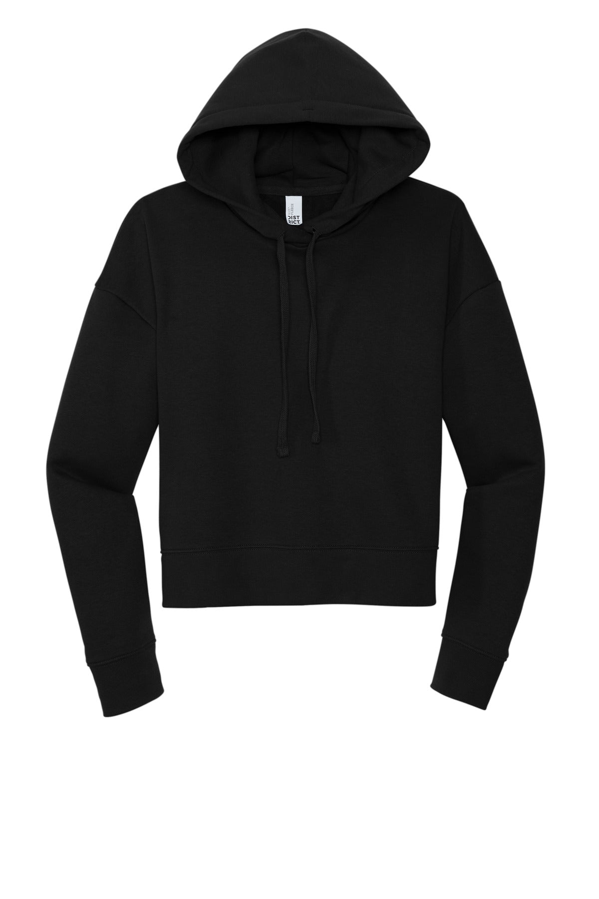Front View of Black District Women's V.I.T. Fleece Hoodie DT6101