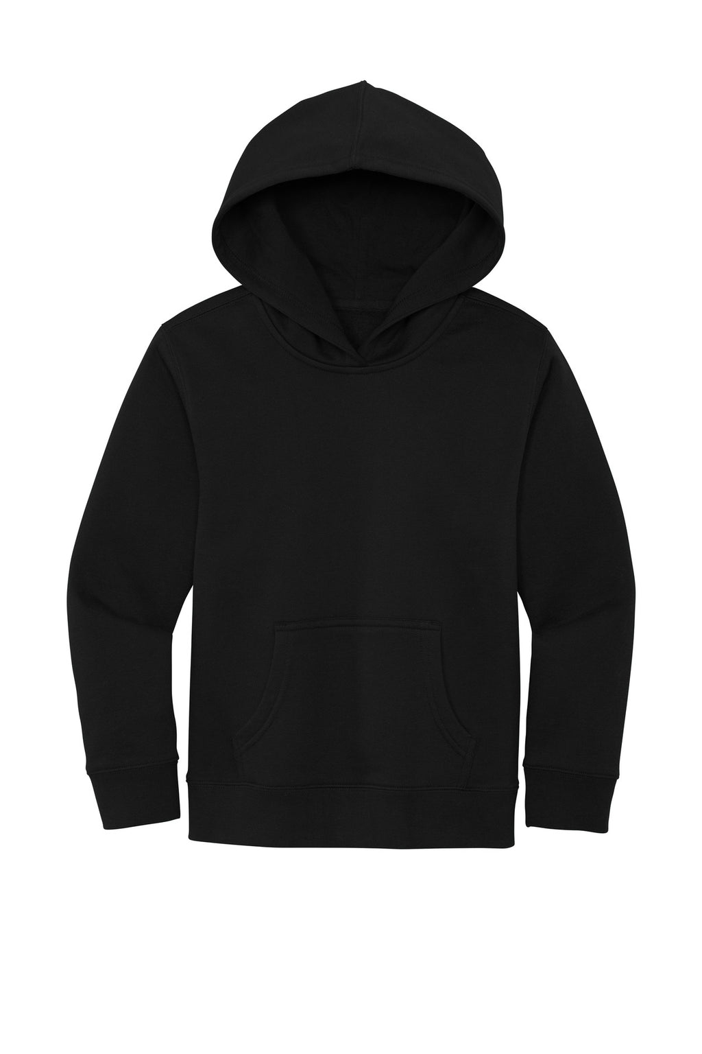 Front View of Black District Youth V.I.T. Fleece Hoodie DT6100Y